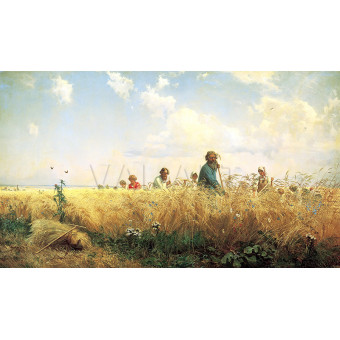 РЕПРОДУКЦИИ НА КАРТИНИ Време за жътва (Жътварите) (1887)